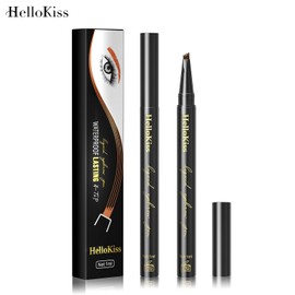 Eyebrow Pencil - Eyebrow Pencil with Micro Fork Tip Applicator - Effortlessly Creates Natural Looking Brows (#02)