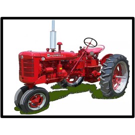 Farmall Tractors New Metal Sign:  Model Super C Featured