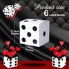 Jexine 15 Pcs Casino Theme Party Decorations Dice Favor Boxes