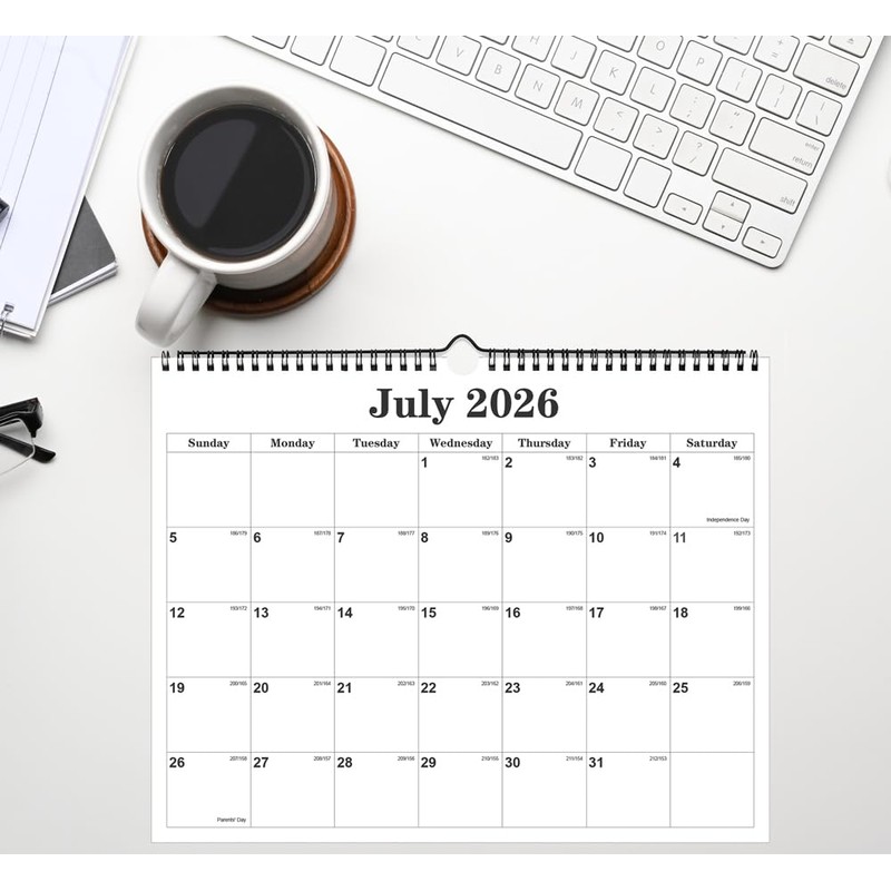 2026 Calendar - 2026-2027 Wall Calendar from January 2026 -