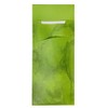 30 Cutlery Pockets with Napkin Apple Green Marbled 20 cm