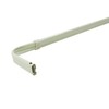 Graber Single Standard Lock Seam Curtain Rod, 48 to 84-Inch