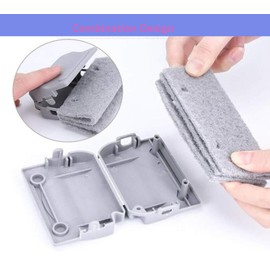 Pack of 4 Window Grooves Cleaning Brush, Cleaning Brush for Magic Window Cleaning of All Corners and Gaps Window Cleaning Brush, Groove Cleaning Brush, Window Mini Brush