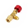 Areyourshop R410A Refrigeration Charging Valve Adapter 1/4" SAE Male to