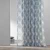 HPD Half Price Drapes SHCH-PS18042-84 Printed Faux Linen Sheer Curtain