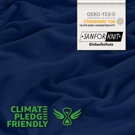 STUDIO Basic Terry Fitted Sheet 90 x 200 cm, Cotton Cuddly and Soft, Oeko-Tex 100, Brand Quality, Bed Sheet 90 x 200 cm for All Standard Mattresses up to 25 cm Height - Navy