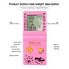 3.5-inch large screen brick game console building block game racing/tank
