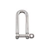 5mm STAINLESS STEEL 316 (A4) Long D shackle Pack Size