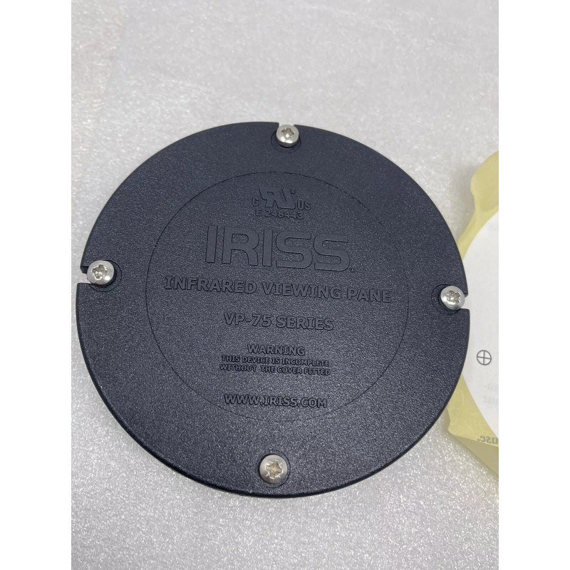 IRISS VPFR-75 Infrared 3” Viewing Window Pane, Round, New, USA