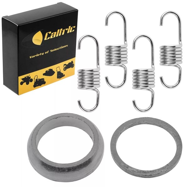 Caltric Exhaust Gaskets & Springs Kit for Arctic Cat Wildcat
