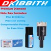 1" Diamond Hole-Saw Bits with Pilot Drill Bit - 2pc