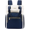 LOVEVOOK 2 in 1 Women's Handbag Backpack, Beige dark blue,