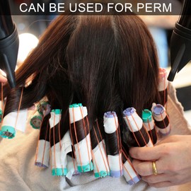 HINZIC 100pcs End Papers for Hair Perm, Disposable Hair Perm Papers with High Temperature Resistance, Salon Home Hair Styling Accessories for Cold and Hot Perm