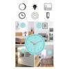 ARASO 8" Wall Clock, Silent Non Ticking Quality Quartz Battery