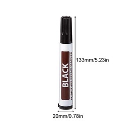 SYCOOVEN Furniture Repair Wood Repair Marker, Wood Stain Scratch Fix Pen, Floor Touch Up Pen Marker Repair Pen, Simple Paint Fix for Stains, Scratches, Wood Floors, Tables, Carpenters (Black)