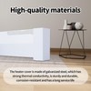4FT Baseboard Heater Cover with Left and Right End Covers,Galvanized