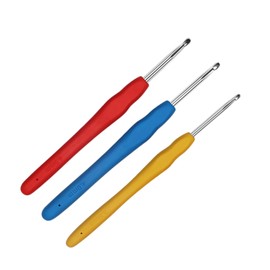Crochet Hooks 3.5mm 4.0mm 4.5mm Crochet Needles QLRFFLJOY 3 pcs Crochet Hook Set DIY Yarn Weaving Tools for Knitting Gloves, Shoes, Bags, Hats, Socks, Scarf