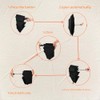 Portable Umbrella, Compact Folding Umbrella, Windproof with Reinforced Canopy, Automatic
