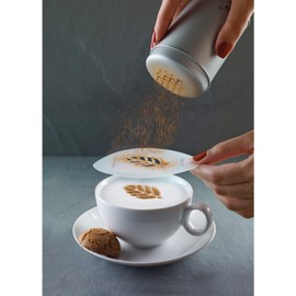 aerolatte CA2TIN Cappuccino Art Stencils, Set of 6 - Transparent