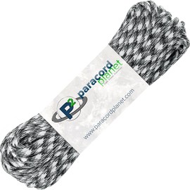 PARACORD PLANET Mil-Spec Commercial Grade 550lb Type III Nylon Paracord Camo Versions (Urban Camo, 100 Feet)