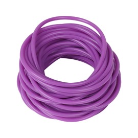 30 Pieces Purple Silicone Jelly Bracelets Nonluminous Stretchy 80s Mixed Gummy Silicone Wristbands Hair Ties for Women Adults Girls Party Accessories(Purple)