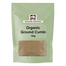 Organic Ground Cumin 100g by Manor Springs Organic