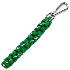 macaroni edge Paracord Braided Colorful Strap, Charm, Carabiner Strap, Bag Charm, Strap, Keys, Lost Prevention, Korean Miscellaneous Goods, green