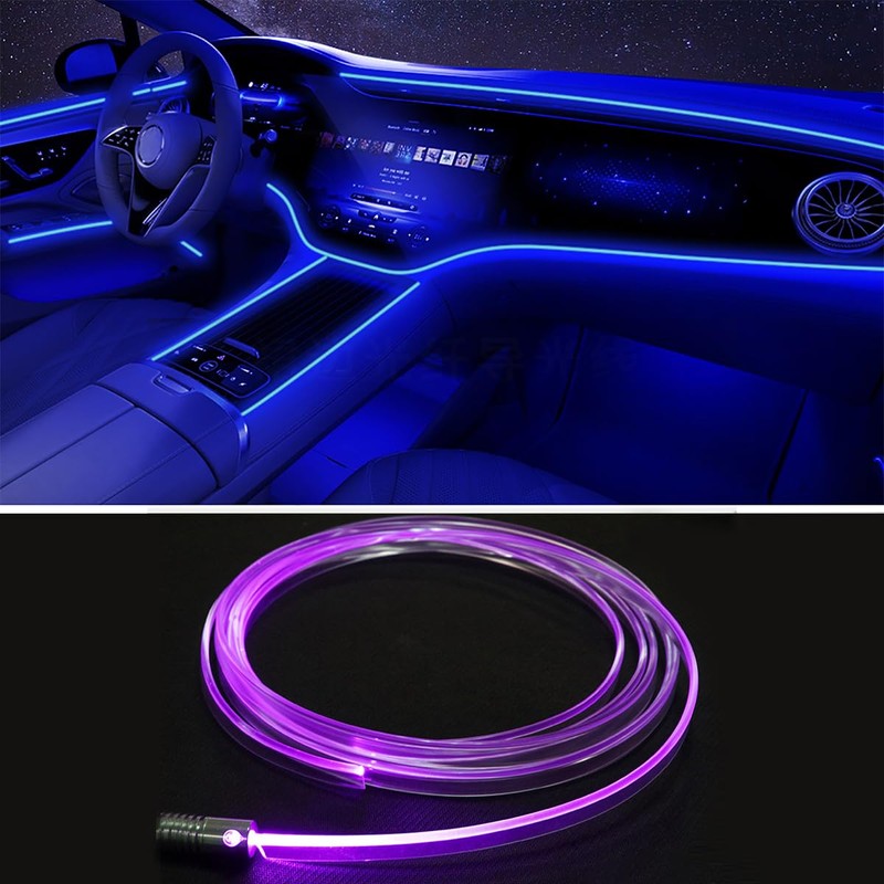 Fiber Optic for Car Interior Light, 197 Inch 3mm Transparent