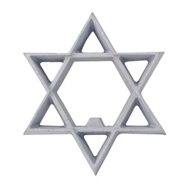 O'CREME Rosette Iron Star of David