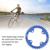 42T Chainring, Ergonomic 104BCD Crankset Chainring for Mountain Bikes(blue)