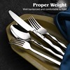 KINGSTONE Silverware Set, Luxury 40 Piece Flatware Set for 8,