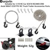 Chanjorlin 1/10 RC Car Mini Metal Trailer Chain and Tow