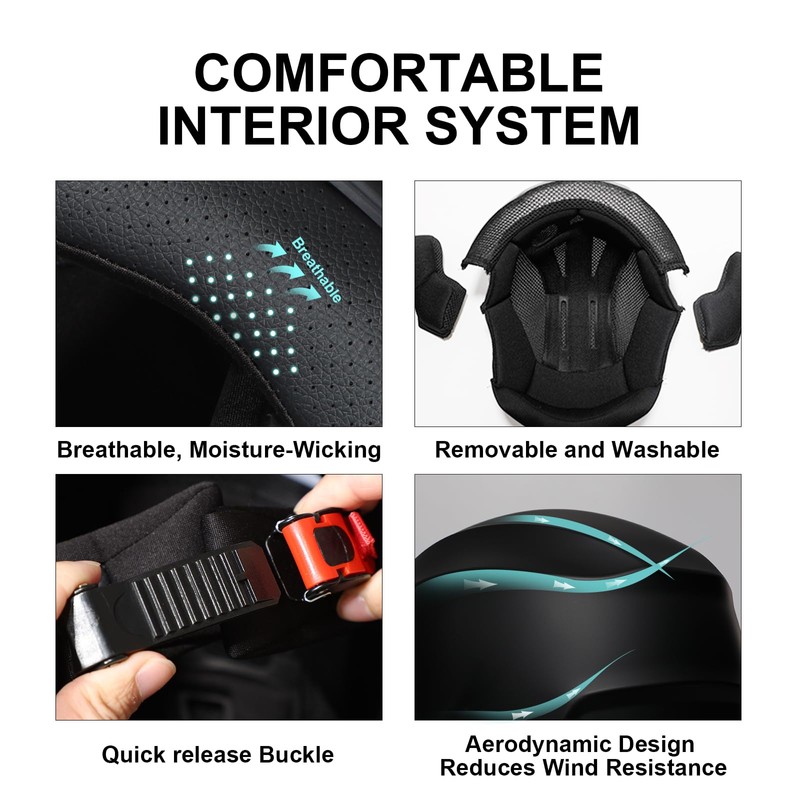 TRIANGLE Motorcycle Helmets Full Face Motorcycle Helmet for Men &