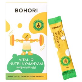 Boho-ri Dog Vital Q Nutriyum Yum Nutrition, 15 Servings, Respiratory Tract, 1 Piece / 보호리 강아지 바이탈Q 뉴트리냠냠 영양제, 15회분, 호흡기기관지, 1개