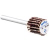 Flap Wheel, 3/8 Dia, 3/8 W, Shk 1/8, 120