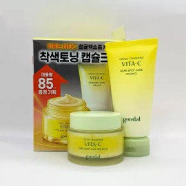 Gudal 구달 청귤 비타씨 잡티 케어 크림 알파 더블 한정 기획 75ml+85ml Gudal Green Tangerine Vita C Spot Care Cream Alpha Double Limited Edition 75ml+85ml