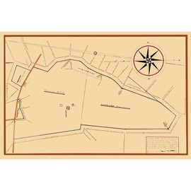 ArtDirect Winsor 24x17 Gallery Wrapped Canvas Museum Art Titled: Winsor Farm Rhode Island - Winsor 1842