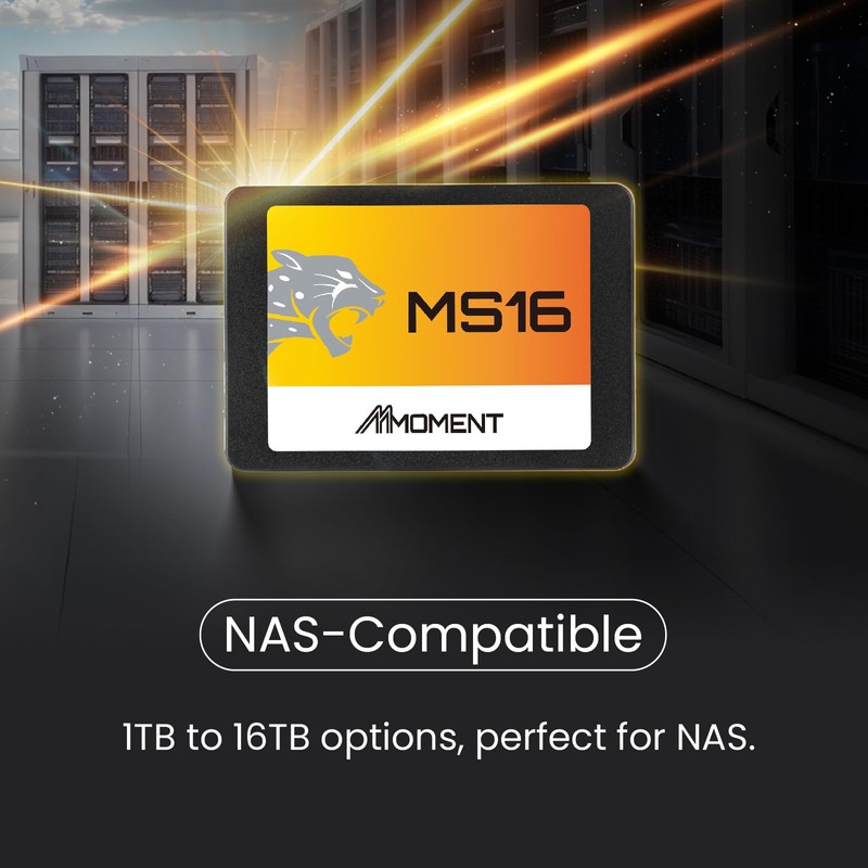 MMOMENT MS16 512GB 2.5" SSD SATA3 6Gb/s (Max Read 550MB/s)
