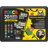 Faber-Castell uni-ball 186830 POSCA Marker Set of 20 with Instructions