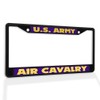 Fastasticdeals Metal Insert License Plate Frame U.S. Army Air Cavalry