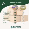 E Porium Brown Packing Tape | Self Adhesive Biodegradable Paper