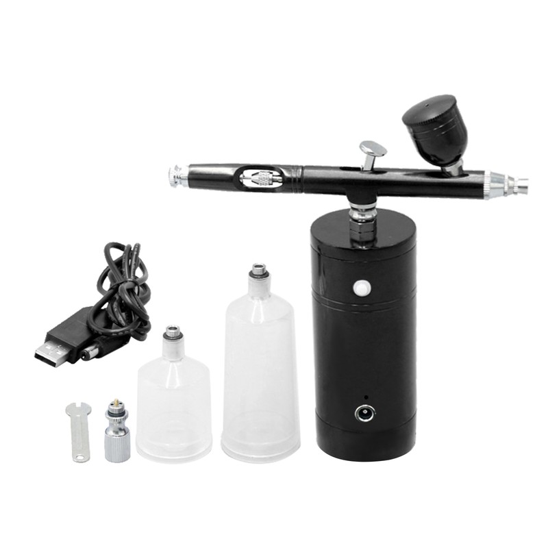 Rechargeable USB Airbrush Kit Portable Airbrush Compressor Spray Pump Handheld