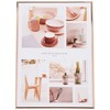 FUJICOLOR 506123 Photo Stand 1703 Metal A4 Pink Gold