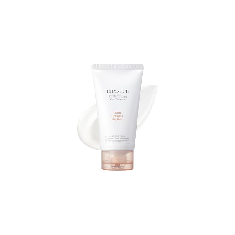 PDRN Collagen Gel Cleanser - Limpiador facial de bajo pH,