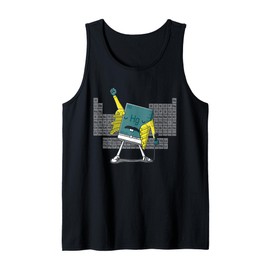 Science Chemistry Mercury Rock Meme Queen Lol Parody Freddie Tank Top