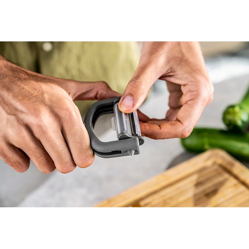 ZWILLING Z-Cut 5-in-1 Peeler, Length: 19 cm, Suitable for Left