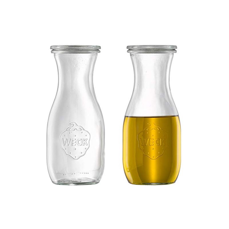 Weck Juice Jar - (2) 764 1/2-Liter jar with Rubber