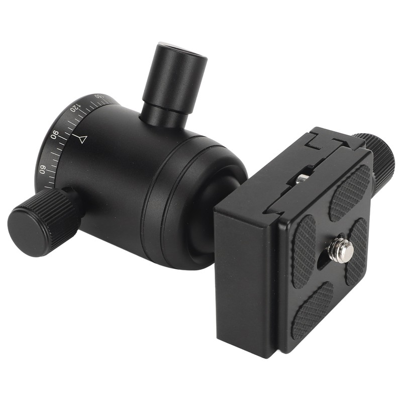 Panoramic Ball Head 360 Degree Rotating 3/8in Thread Metal Tripod