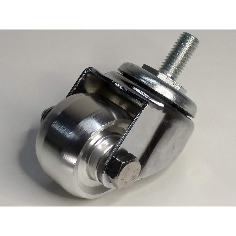 Aluminum Racing Floor Jack Casters, 3 Ton, 2 Piece Set,