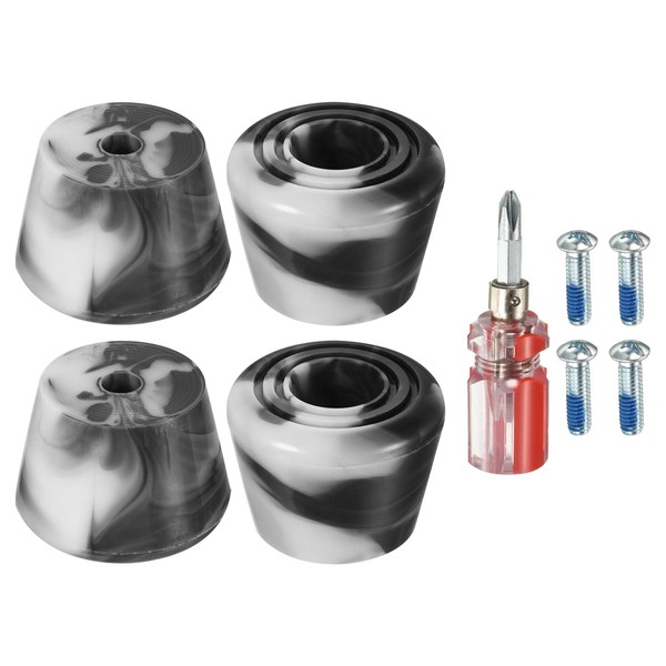 PATIKIL Roller Skate Toe Stops with Screwdriver, 2 Pair 82A